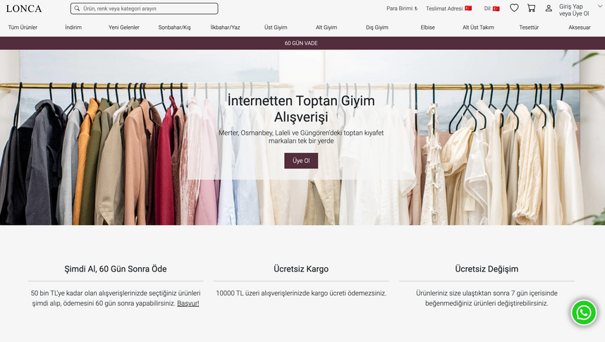 toptan takı alıp satmak isteyen toptan takı alabilecekleri Lonca sitesinin ana sayfası
