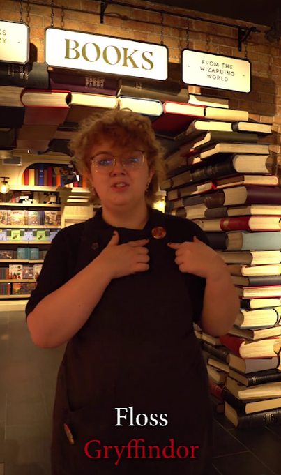 harrypotterny Instagram hesabının ekip tanıtımı Reels videosundan bir ekran görüntüsü