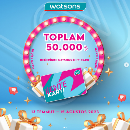 Watsonsturkiye Instagam hesabının çekiliş paylaşımı