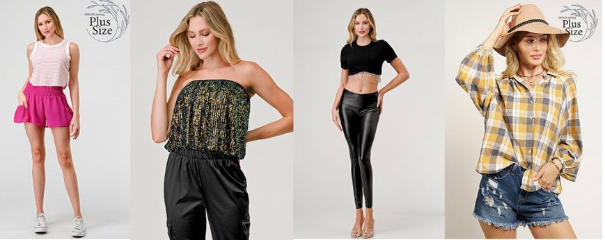 Abbigliamento all'ingrosso del marchio di abbigliamento all'ingrosso GeeGee of LA Fashion District