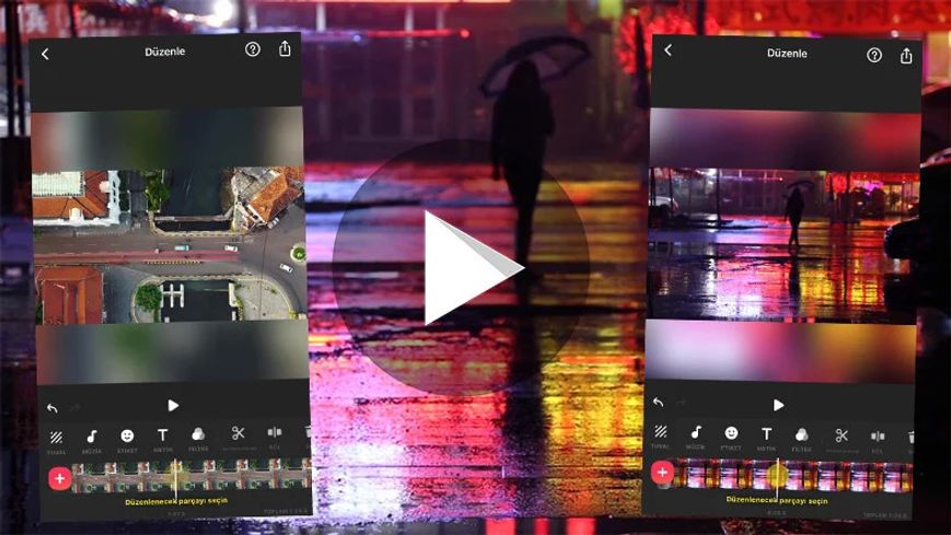 Instagram paylaşımı için video kolajı düzenleme ve hazırlama yöntemlerini anlatan görsel