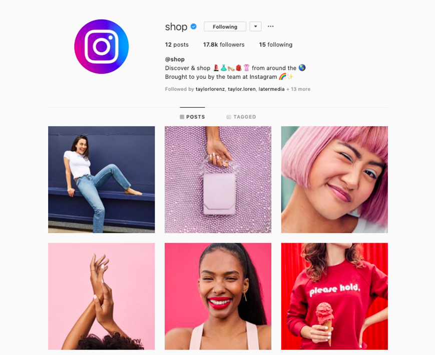 Instagram butik ekibinde farklı görevlerde yer alan ekip üyelerine ilişkin görsel kolajı