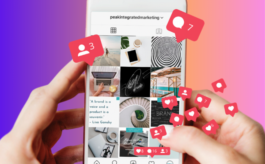 Farklı yöntemlerle Instagram etkileşimini artırma yollarını ifade eden görsel