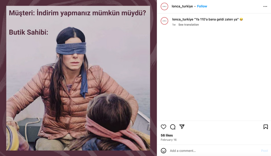 lonca_turkiye hesabında paylaşılan meme