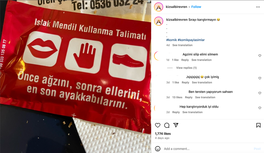 instagram komik gönderi