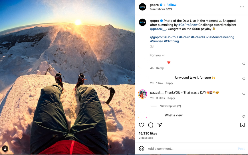 instagram kullanıcılar tarafından oluşturulan gönderi