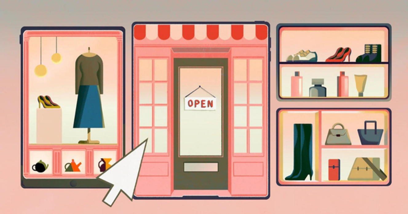 digital drawing for  successful online boutique