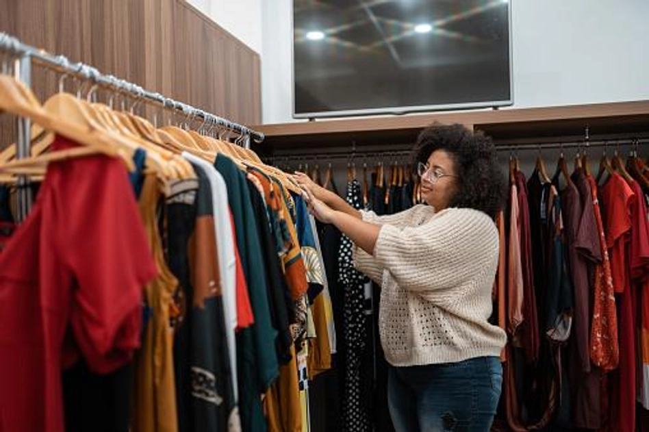 Clothing vendors shop for boutiques