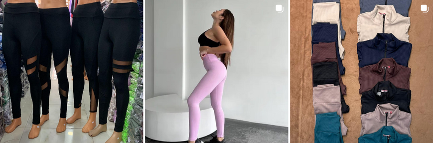 Prenses Tayt'ın instagram hesabından toptan tayt örnekleri