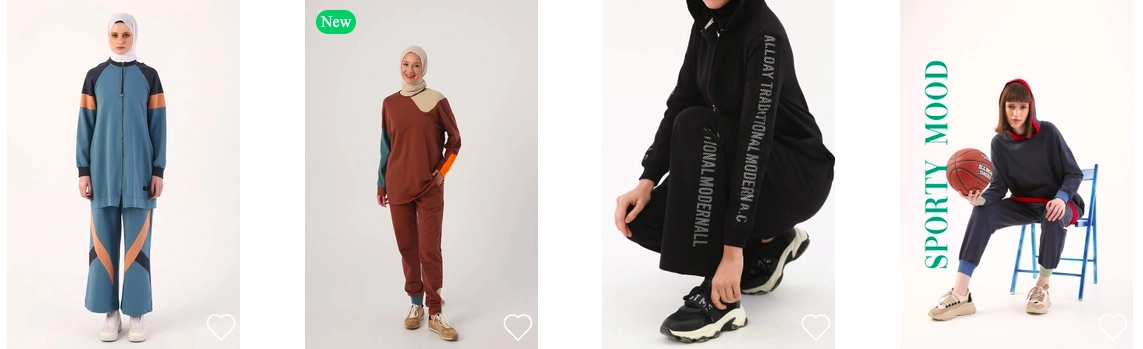 Donne in tute da ginnastica alla moda di Allday