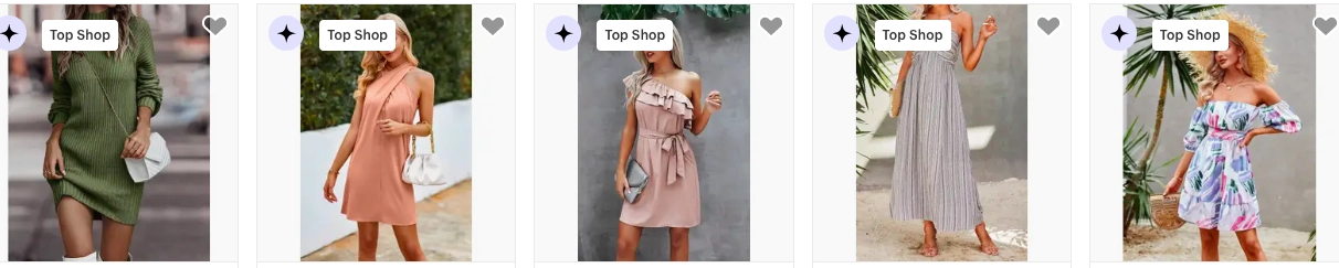 Vrouwen in trendy jurken van eLook