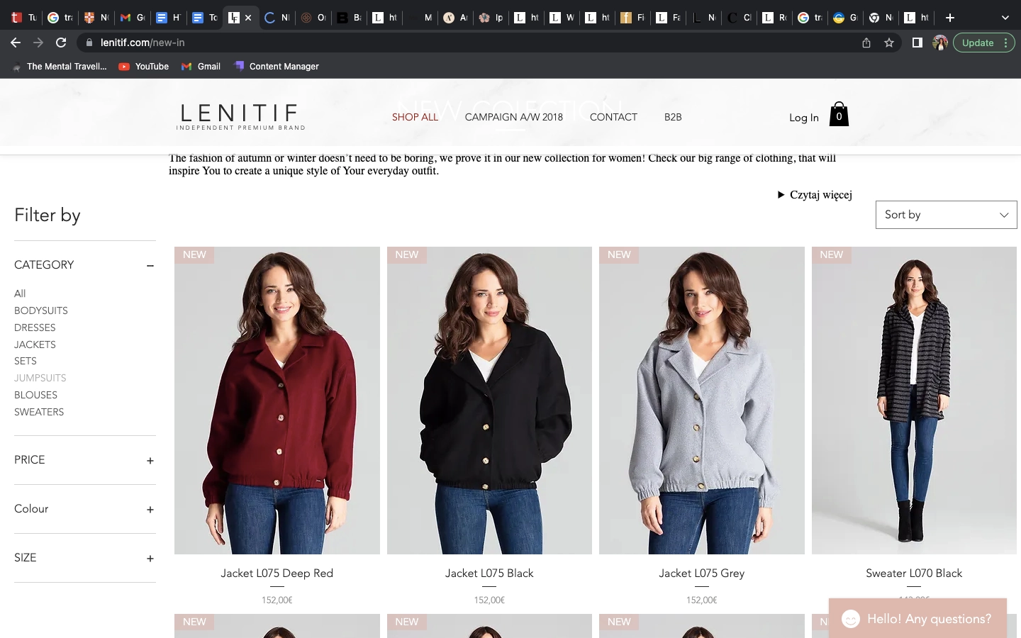 Basic and elegant women clothes from Lenitif’s collection