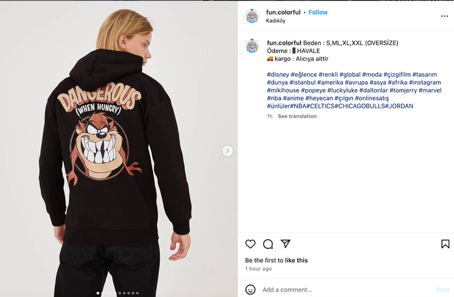 fun.colorful isimli Instagram hesabının konum ekleyerek paylaştığı bir gönderi