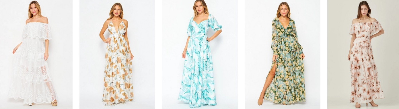 Top 13 Maxi Dress Wholesale Vendors to Fulfill Your Boutique Goals