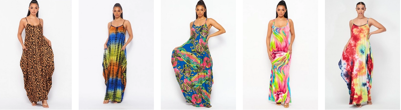 Tie dye Maxi Dress by Rae Mode