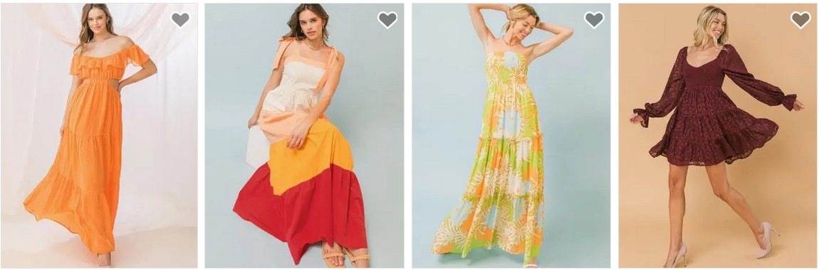 Dames in trendy zomerjurken van Flying Tomato
