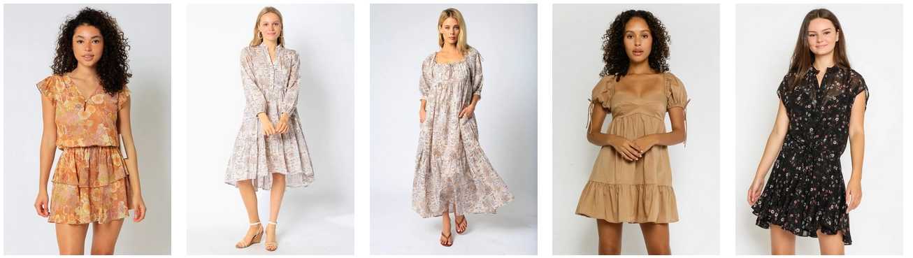 Trendy zomerjurken voor dames van Olivaceous