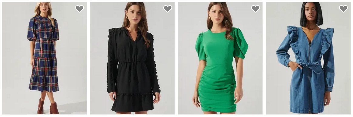 Modellen in zomerjurken van Sugarlips