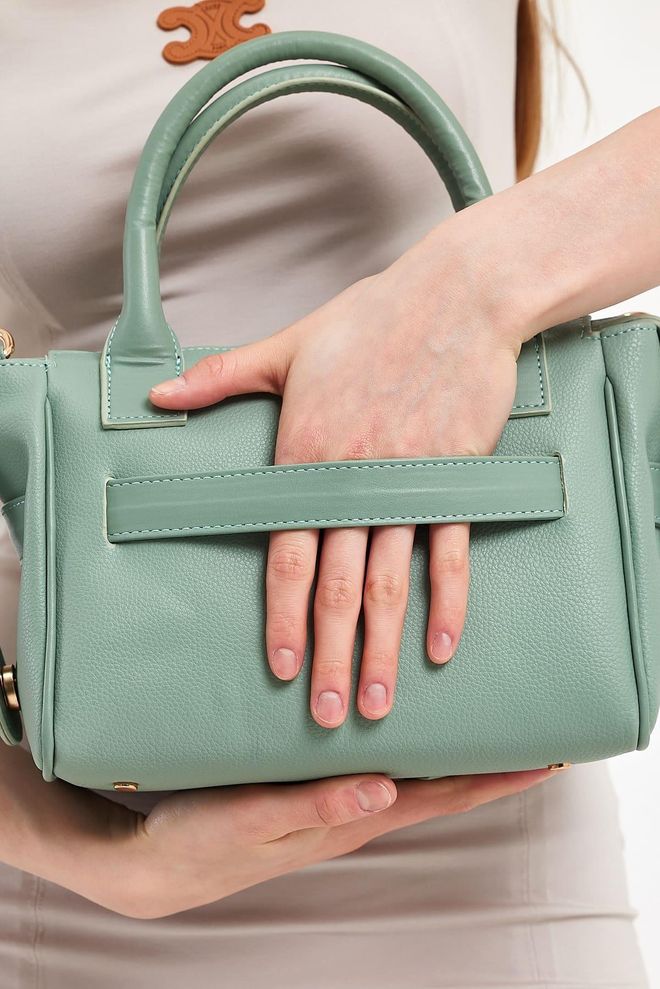 ARON Atelier Sophia Green Women's Handbag Wholesale Clothing 6