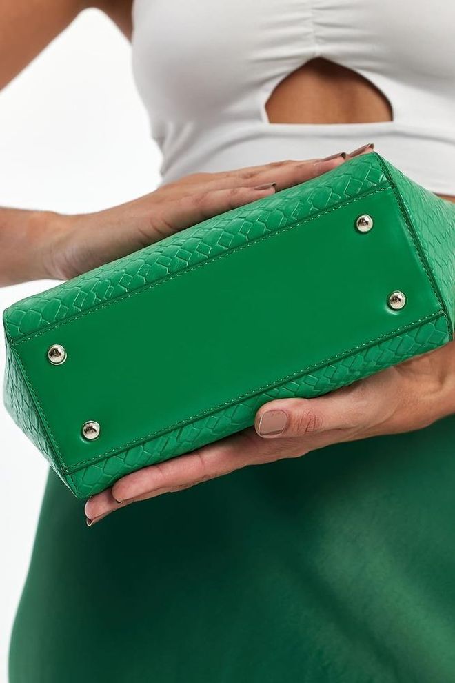 ARON Atelier Bevorzugen Sie Eine Grasgrüne Damenhandtasche Großhandelskleidung 7