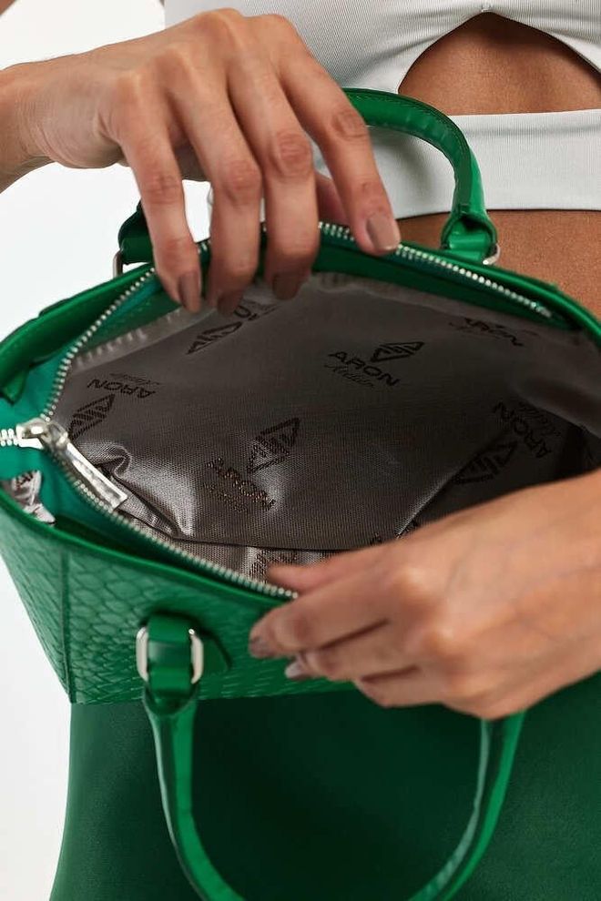 ARON Atelier Bevorzugen Sie Eine Grasgrüne Damenhandtasche Großhandelskleidung 9
