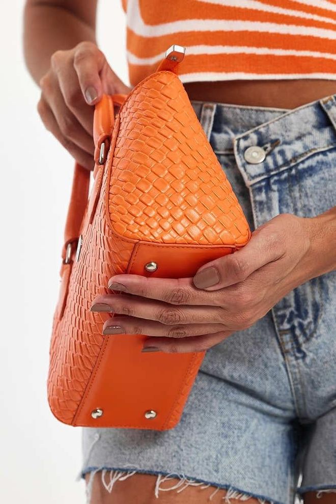ARON Atelier Фавор Наранџаста Женска Торбица Велепродаја одеће 4