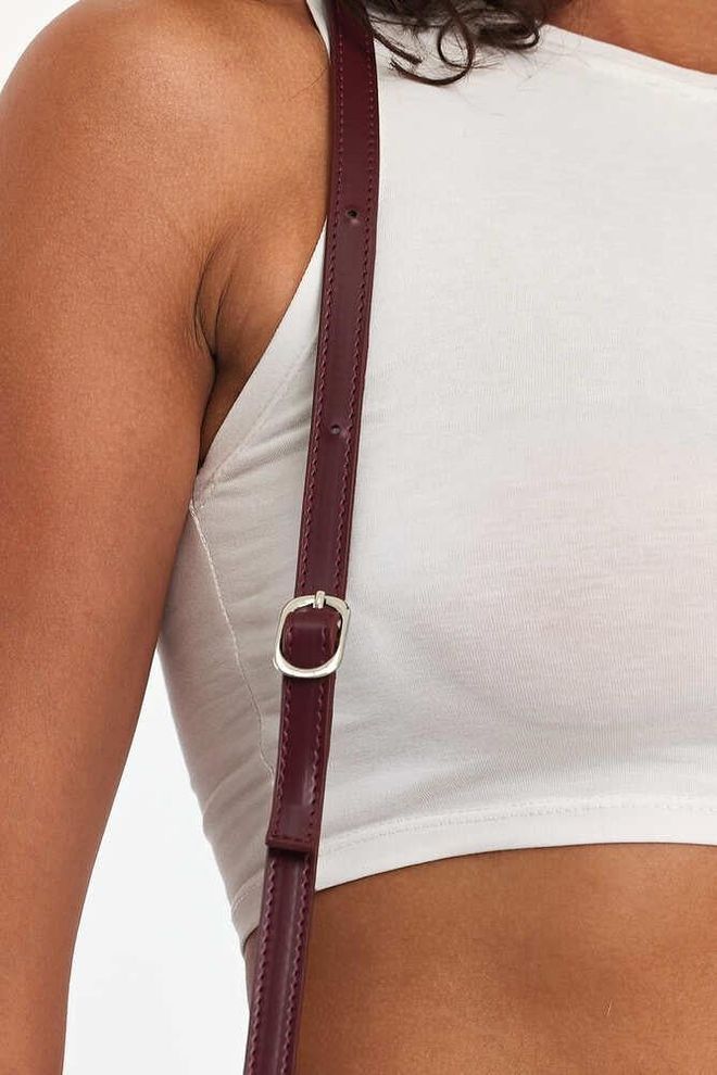 ARON Atelier Burgunderrote Damenhandtasche Von Favor Großhandelskleidung 3