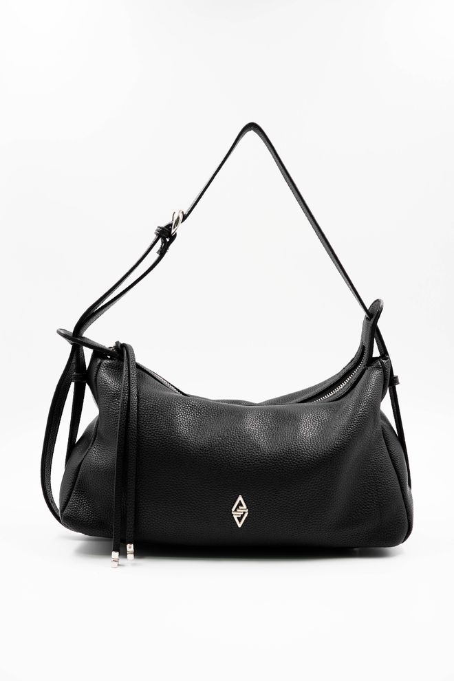 ARON Atelier Juana Zwarte Schoudertas Voor Dames Groothandel Kleding 0