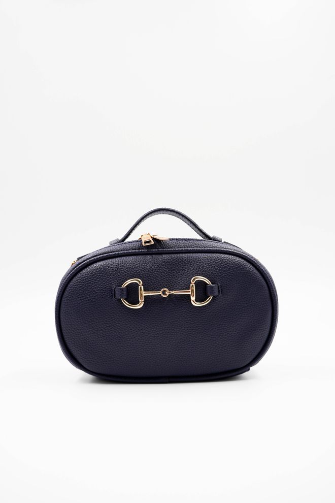 ARON Atelier Bolso De Hombro Bonnie Azul Marino Con Detalles De Accesorios Para Mujer Ropa al por mayor 0