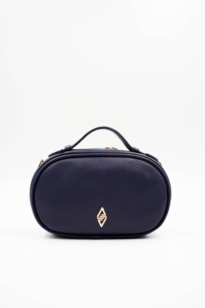 ARON Atelier حقيبة كتف نسائية بتصميم إكسسوار باللون الأزرق الداكن من Bonnie ملابس بالجملة 4