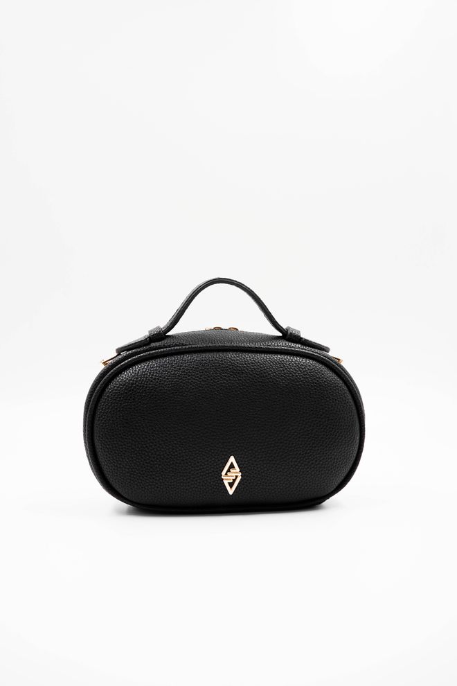 ARON Atelier Bonnie Black Schultertasche Für Damen Mit Detailliertem Accessoire Großhandelskleidung 4