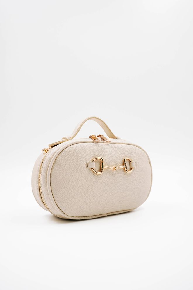 ARON Atelier Sac À Bandoulière Bonnie Beige Avec Accessoires Détaillés Pour Femmes Vêtements en gros 3