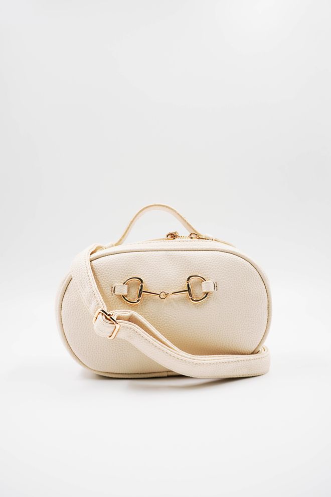 ARON Atelier Sac À Bandoulière Bonnie Beige Avec Accessoires Détaillés Pour Femmes Vêtements en gros 2