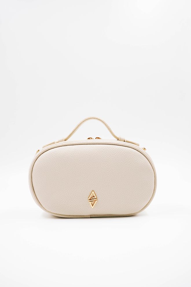 ARON Atelier Sac À Bandoulière Bonnie Beige Avec Accessoires Détaillés Pour Femmes Vêtements en gros 4