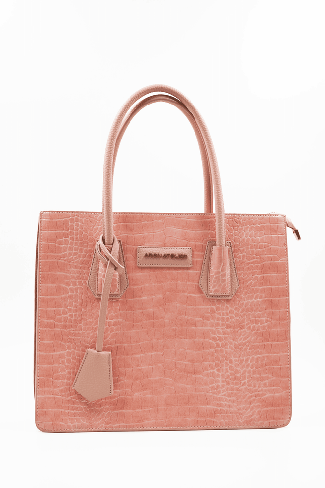 ARON Atelier Bolso De Hombro Natalia Powder Croko Detailed Para Mujer Ropa al por mayor 0
