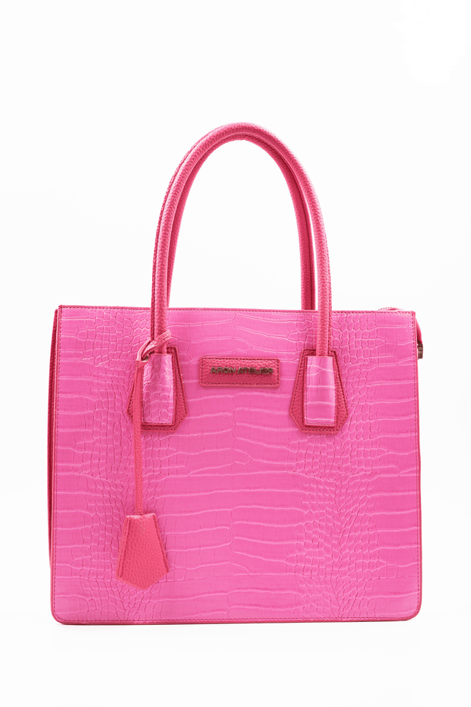 ARON Atelier Bolso De Hombro Natalia Fuchsia Croko Detailed Para Mujer Ropa al por mayor 0