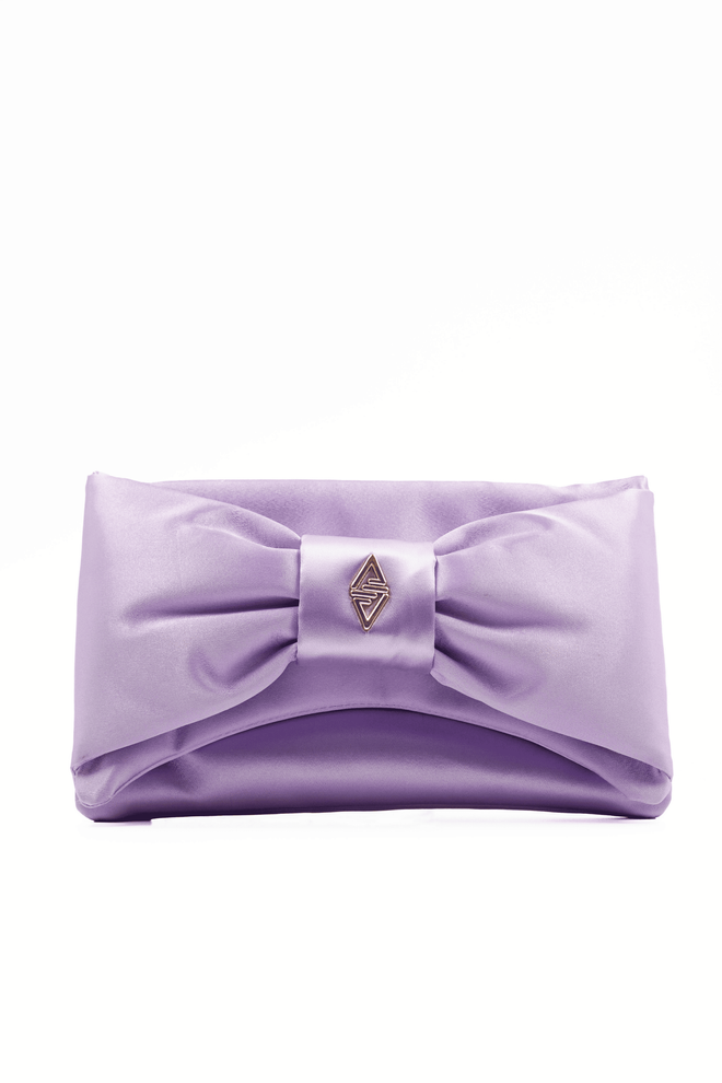 ARON Atelier Bolso De Mano Y Hombro Yulia Para Mujer Con Detalles De Satén Lila Ropa al por mayor 0