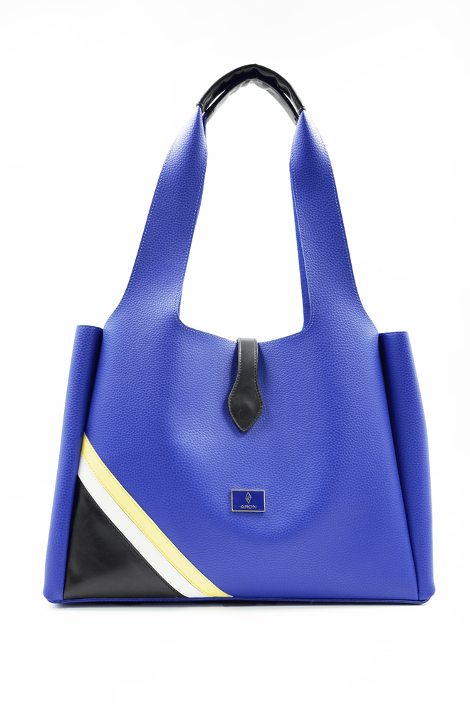 ARON Atelier Svetlana Saks Blue Flotr Odinis Moteriškas Pečių Krepšys Didmeninė prekyba drabužiais 0