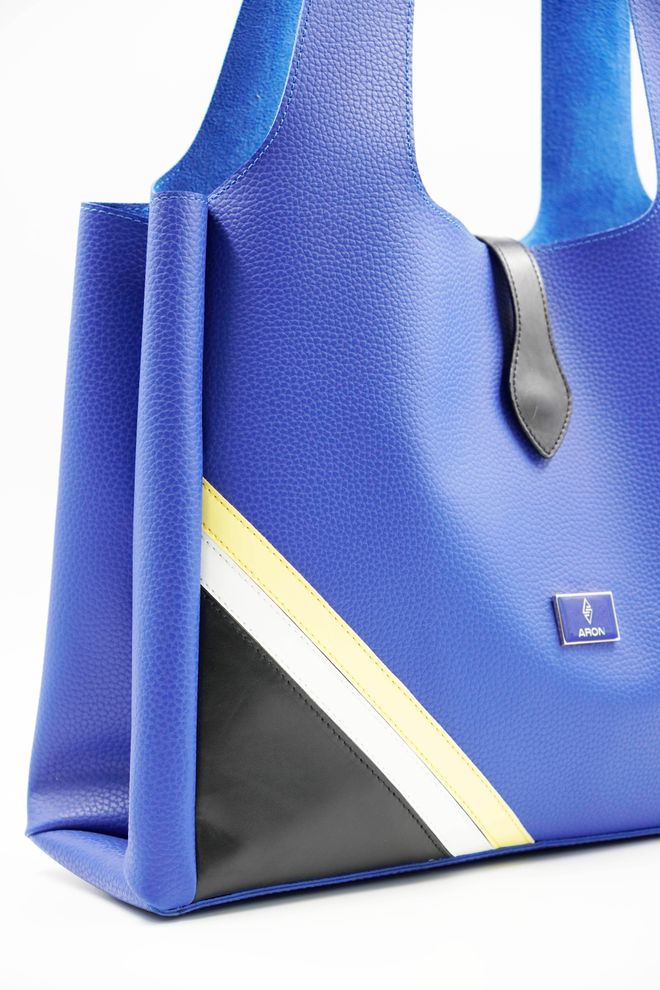 ARON Atelier Borsa A Tracolla Da Donna In Pelle Blu Flotr Svetlana Saks Abbigliamento all'ingrosso 1
