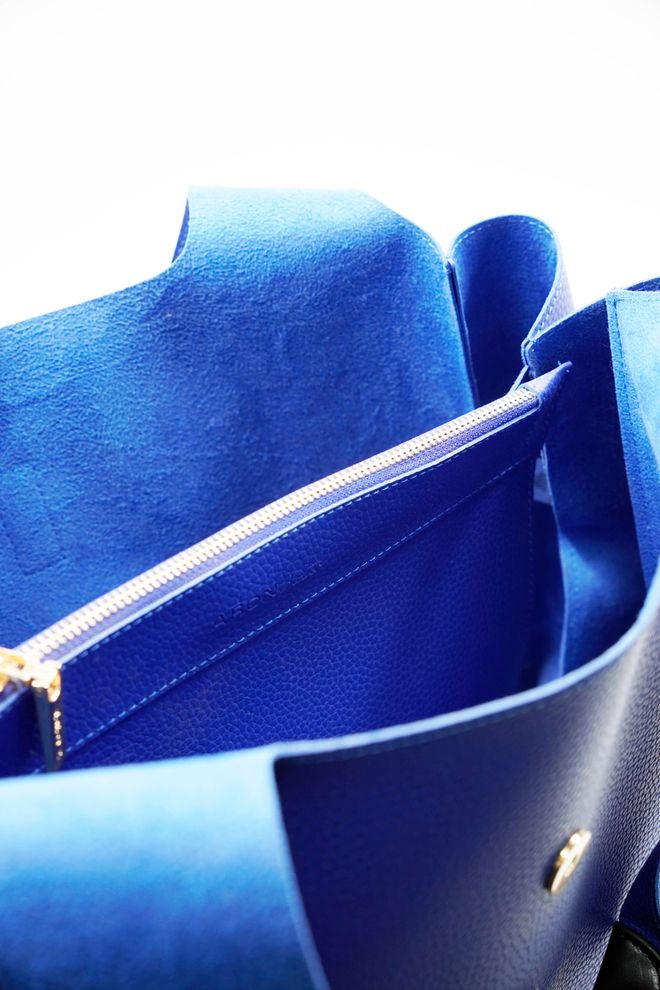 ARON Atelier Borsa A Tracolla Da Donna In Pelle Blu Flotr Svetlana Saks Abbigliamento all'ingrosso 4