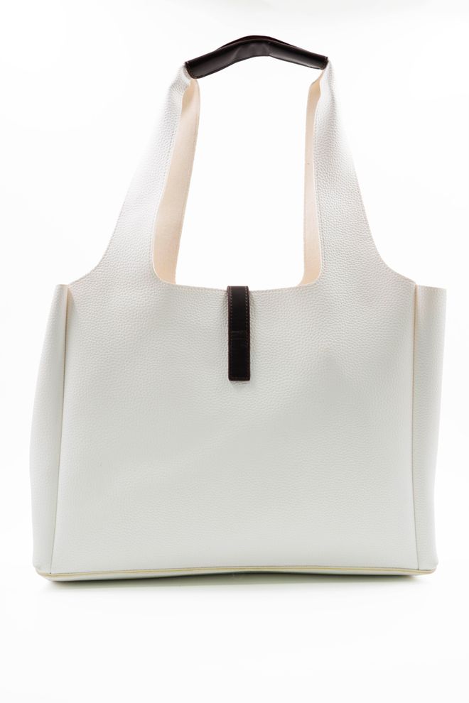 ARON Atelier Borsa A Tracolla Da Donna In Pelle Bianca Svetlana Flotr Abbigliamento all'ingrosso 3