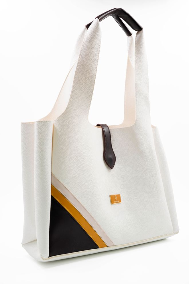 ARON Atelier Borsa A Tracolla Da Donna In Pelle Bianca Svetlana Flotr Abbigliamento all'ingrosso 2