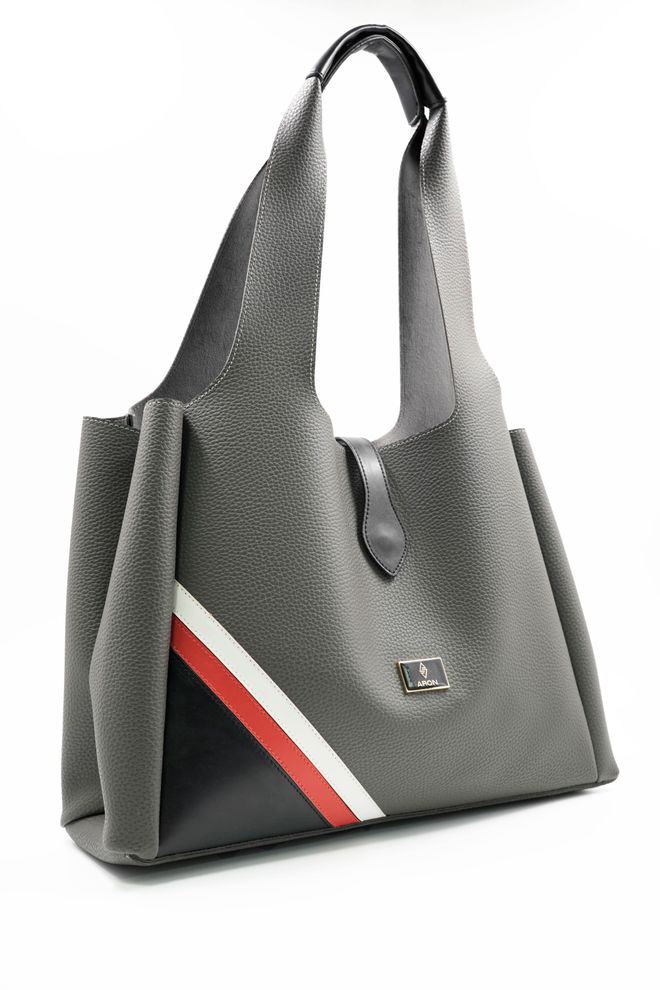 ARON Atelier Borsa A Tracolla Da Donna Svetlana Grey Flotr In Pelle Abbigliamento all'ingrosso 2