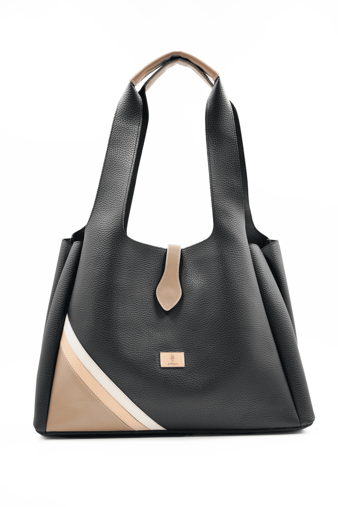 ARON Atelier Borsa A Tracolla Da Donna In Pelle Nera Svetlana Flotr Abbigliamento all'ingrosso 0