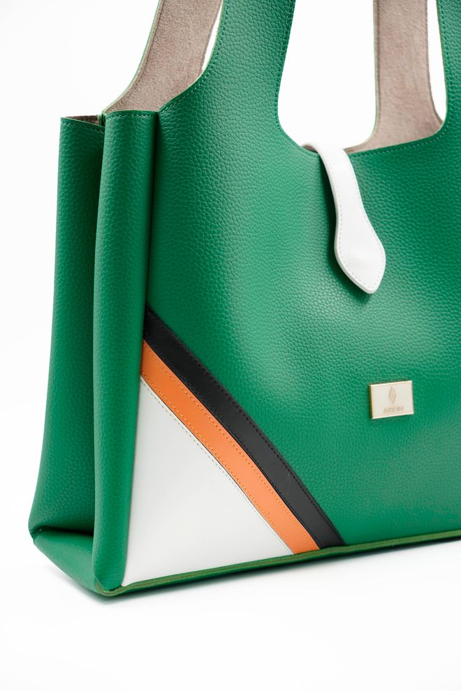 ARON Atelier Borsa A Tracolla Da Donna Svetlana Grass Green Flotr In Pelle Abbigliamento all'ingrosso 1