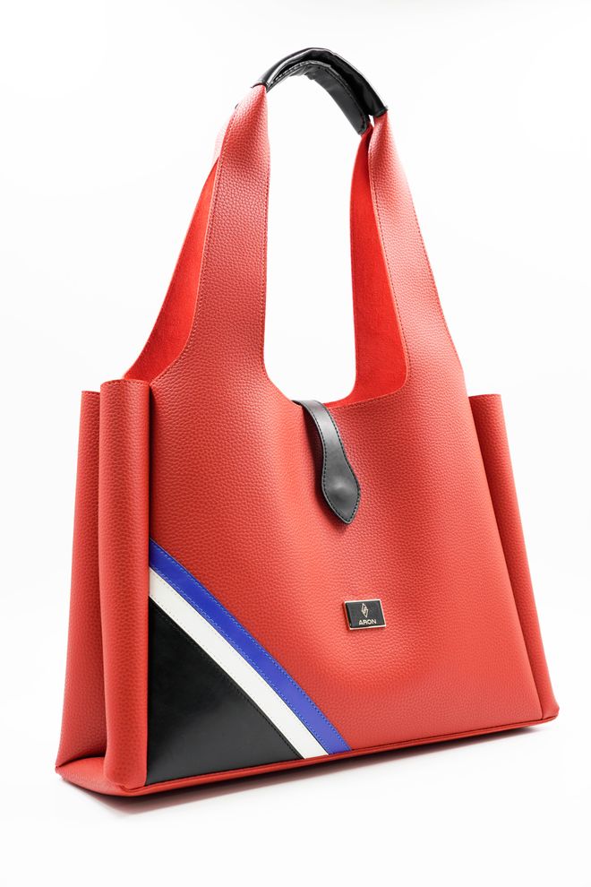 ARON Atelier Borsa A Tracolla Da Donna In Pelle Svetlana Red Flotr Abbigliamento all'ingrosso 2