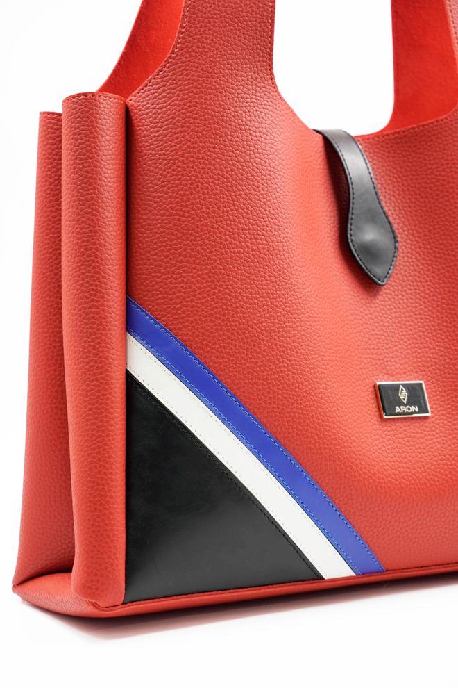 ARON Atelier Borsa A Tracolla Da Donna In Pelle Svetlana Red Flotr Abbigliamento all'ingrosso 1