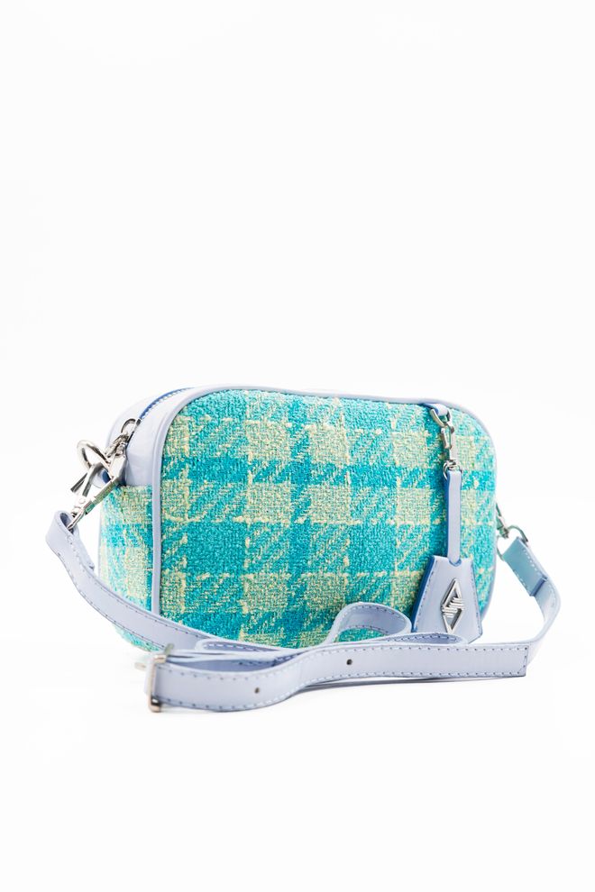 ARON Atelier Dámska Taška Cez Rameno Cube Custom Series Bebemavi Plaid Detail Veľkoobchod s oblečením 0