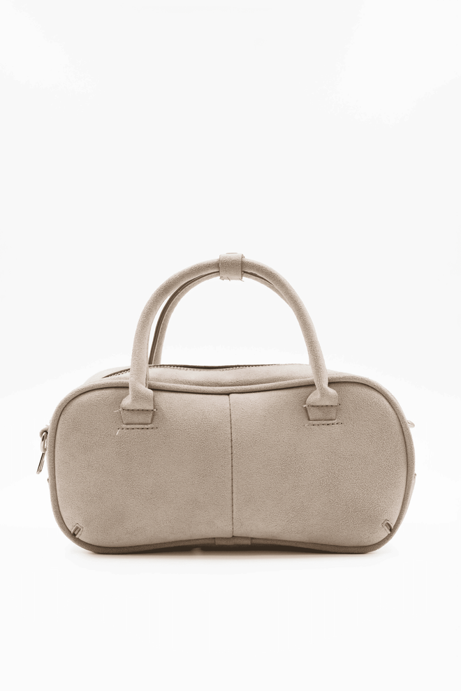 ARON Atelier Γυναικεία Τσάντα Miya Μπεζ Σουέτ Χονδρικό εμπόριο ενδυμάτων 0