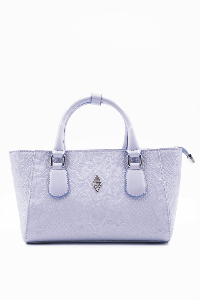 ARON Atelier Γυναικεία Τσάντα Favor Baby Blue Με Πατενταρισμένο Δέρμα Χονδρικό εμπόριο ενδυμάτων 0